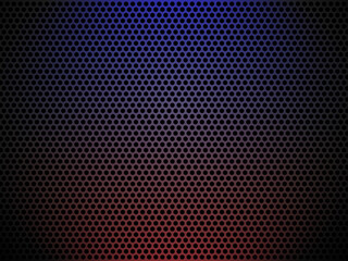 circle pattern gray abstract background with red and blue light effect