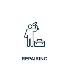 Repairing icon. Line simple icon for templates, web design and infographics