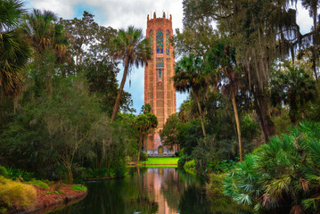 The Singing Tower in Lake Wales, Florida - obrazy, fototapety, plakaty