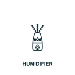 Humidifier icon. Line simple icon for templates, web design and infographics