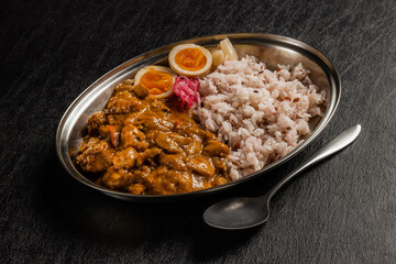 スパイスカレー　チキンカレー　Spicy chicken curry 
