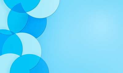 Soft light Blue color Circle Pattern Graphic Background For Abstract Modern Presentation	