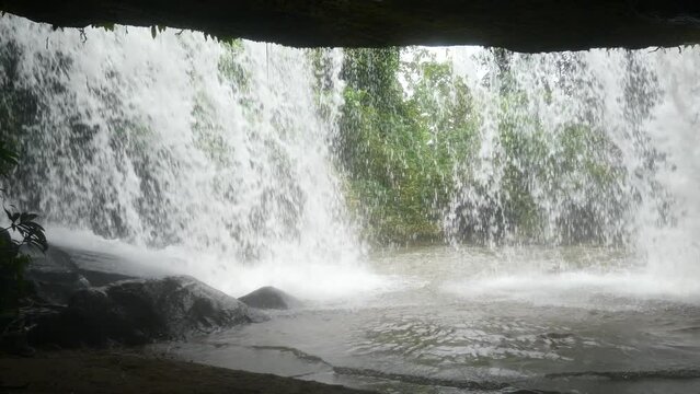 Mae Wang Amazing Waterfall in Chiangmai, Thailand.