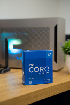 The All new 11th Gen Intel Core i7 processors LG1200. It is also equipped with the latest Z590 intel chipset. 