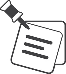 Business icon isolated on transparent background