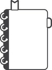 Business icon isolated on transparent background