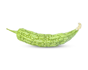 Bitter melon , Bitter gourd isolated on transparent background