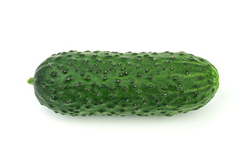 fresh cucumber vegetable isolated on white background