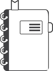 Business icon isolated on transparent background