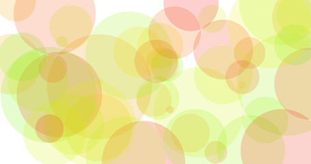 Background. Orange and yellow background. Circles. Abstract background of a gradient of different shades of orange and yellow color formed by circles of different sizes. Illustration to use as a backg