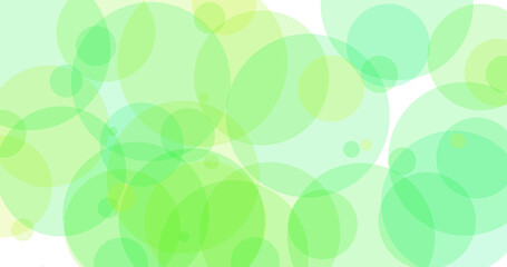 Background. Green and blue background. Circles. Abstract background of a gradient of different shades of green and blue formed by circles of different sizes. Illustration to use as a background.