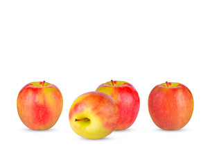 Fresh apple isolated on transparent background