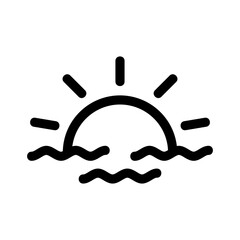 dawn icon or logo isolated sign symbol vector illustration - high quality black style vector icons
