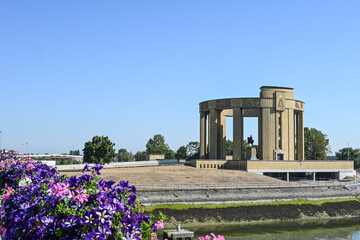 Belgique Flandre Nieuwpoort Nieuport monument roi Albert premier 1 I guerre 14 18 Yser