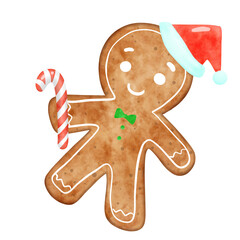 Gingerbread man cookie