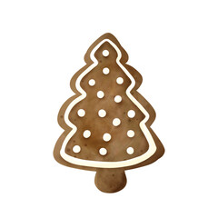 Christmas tree cookie