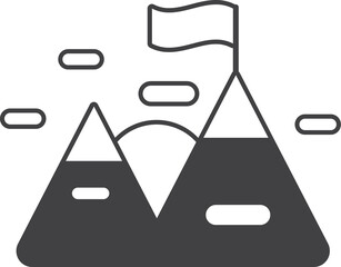 computer and electronic device icon isolated on transparent background