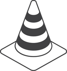 computer and electronic device icon isolated on transparent background