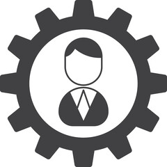 cooperation icon isolated on transparent background