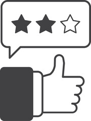 message icon isolated on transparent background