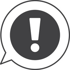 message icon isolated on transparent background