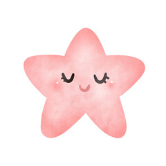Pink star