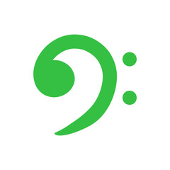 ヘ音記号　低音部記号　音楽