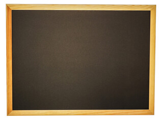 Black board. Wooden frame empty place for your text. Background. Mockup                                               