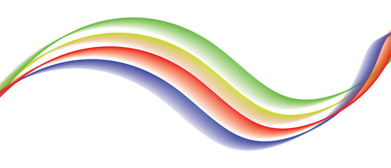 Wave Liquid shape in color background.