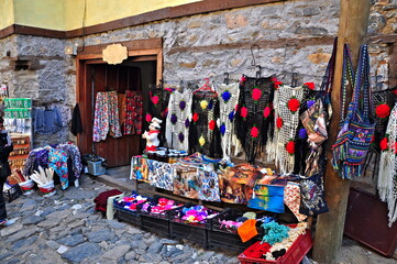 clothes selling in the village