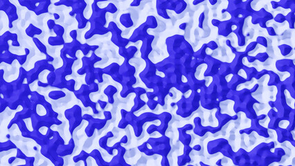 Abstract Musgrave texture with a view like a complex map, a pattern similar to that off prints on cows, the image rendered using blender 3d software 