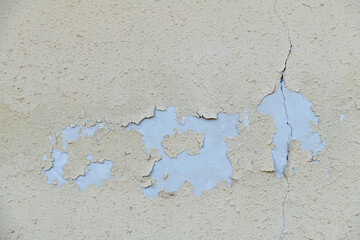 Background of the cement wall peeled off
