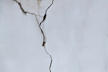 Background of cracked concrete wall