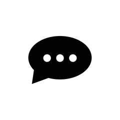 Fototapeta premium Speech bubble icon. One of set web icons