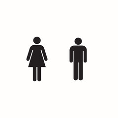 male and female symbols . child symbol and sign . road crossed icon