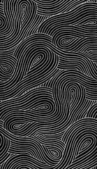 Seamless abstract wavy pattern. Fingerprint background.