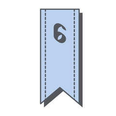 Ribbon With Number Bullet Journal Collection Set