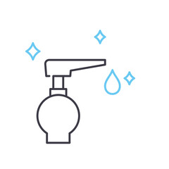 primer line icon, outline symbol, vector illustration, concept sign