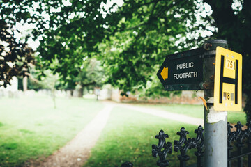 Public Footpath Sign