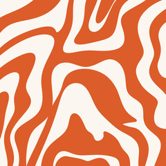 Abstract Swirl Liquid Squares