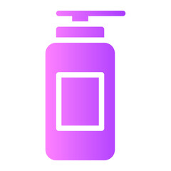 liquid soap gradient icon