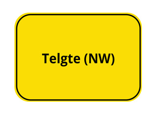 Ortseingangsschild - Telgte NW