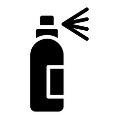 hair spray glyph icon