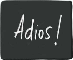 Chalkboard Adios Element