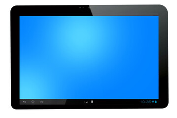 Tablet  PC  freigestellt  Hintergrund transparent