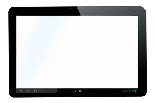 Tablet  PC  freigestellt  Hintergrund transparent