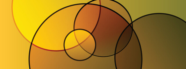 Obraz premium Vector geometrical backgrounds, futuristic gradient illustrations with circular shapes, business backdrop for marketing purposes, abstract graphic design for wallpaper and print, social media banner