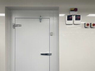 Front of chiller Cold room and Freezer Cold room for food storage