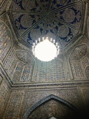 [Uzbekistan] Interior of Pahlavan Mahmud Mausoleum in Itchan Kala (Khiva)