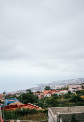 Fototapeta na wymiar south coast of island of Tenerife, landscape of sunny day